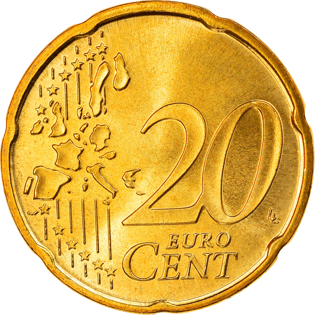 GERMANIA - REPUBBLICA FEDERALE, 20 Euro Cent, 2003, Karlsruhe, FDC, Ottone