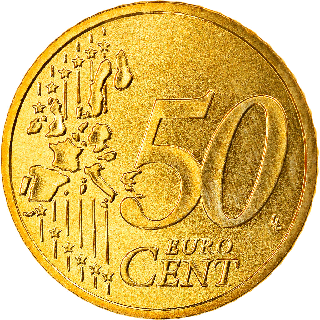 GERMANIA - REPUBBLICA FEDERALE, 50 Euro Cent, 2003, Hambourg, FDC, Ottone