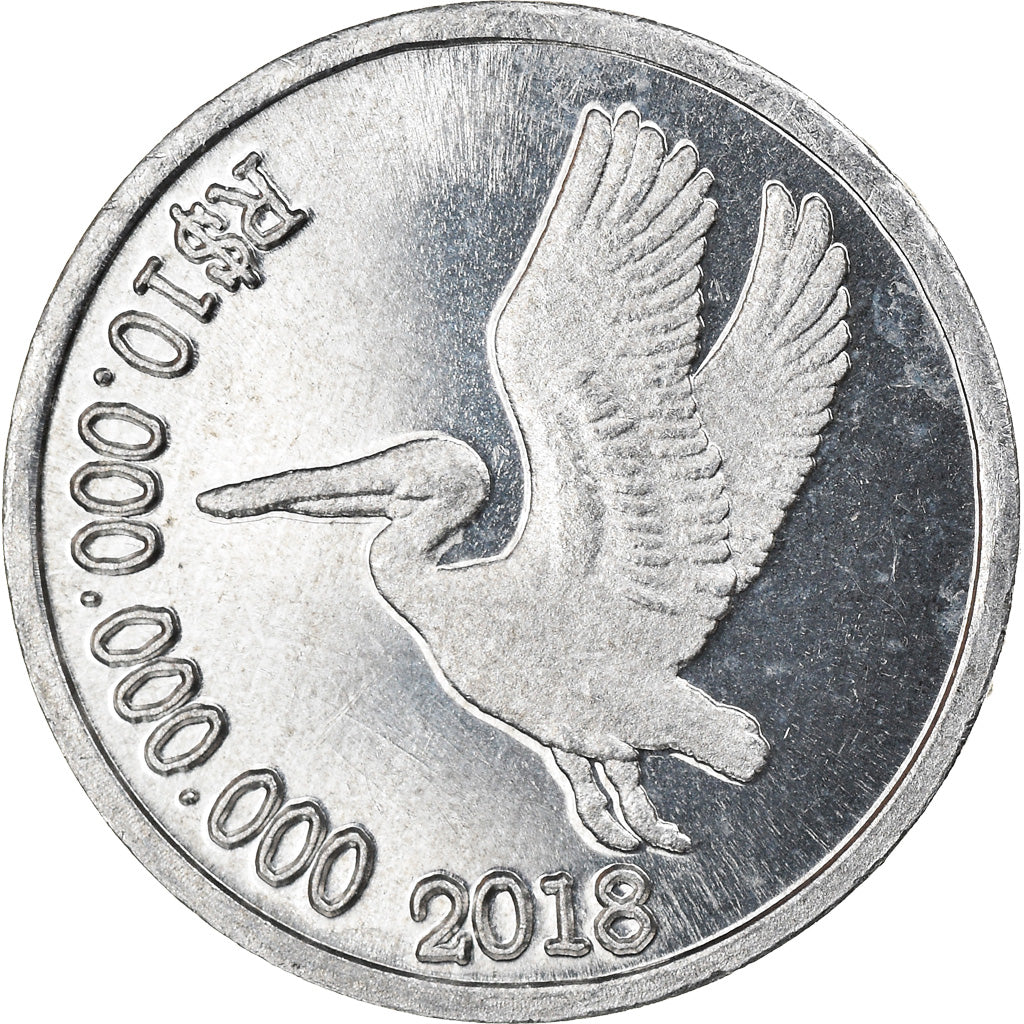 Coin, CABINDA, 10 milliards de reais, 2018, MS(63), Aluminum