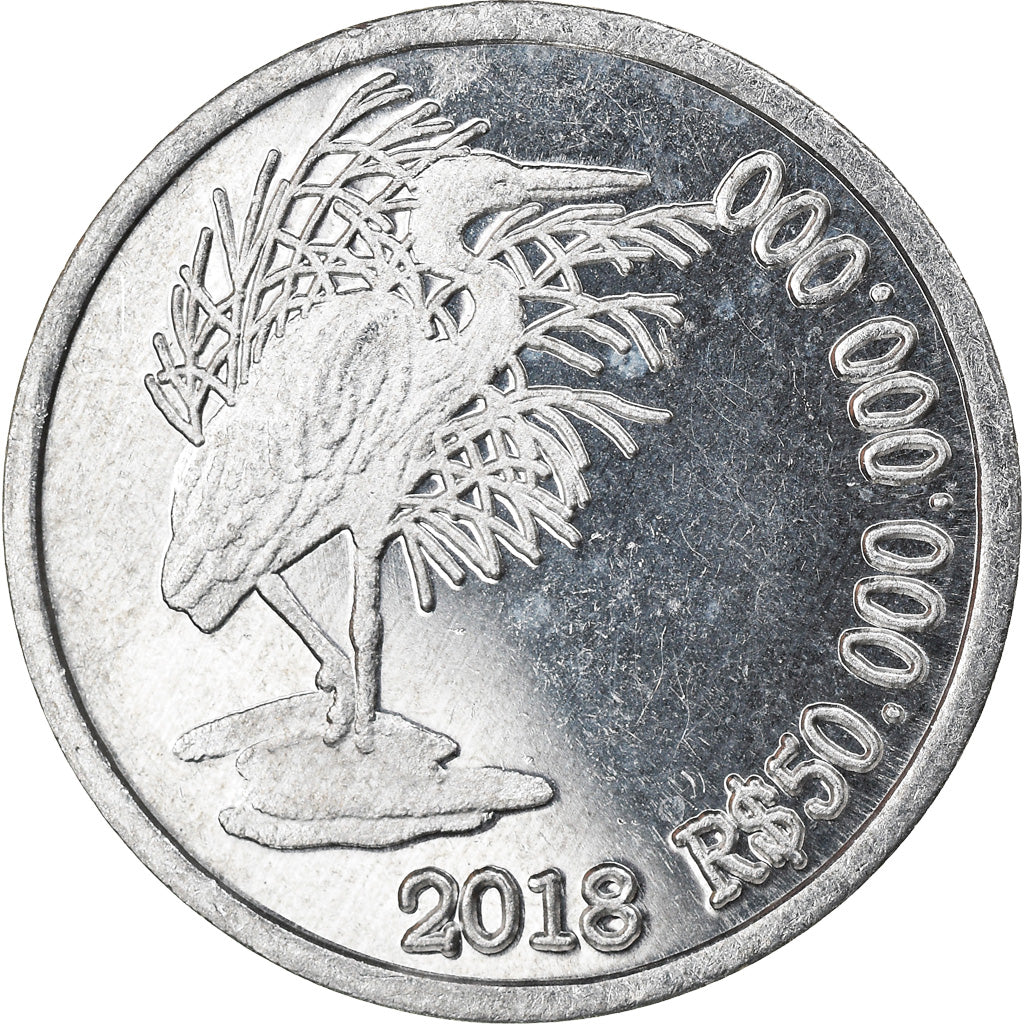 Monnaie, CABINDA, 50 milliards de reais, 2018, SPL, Aluminium