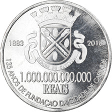 Monnaie, CABINDA, 1 billion de reais, 2018, Fondation de Cabinda, SPL, Aluminium