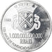 Monnaie, CABINDA, 1 billion de reais, 2018, Fondation de Cabinda, SPL, Aluminium