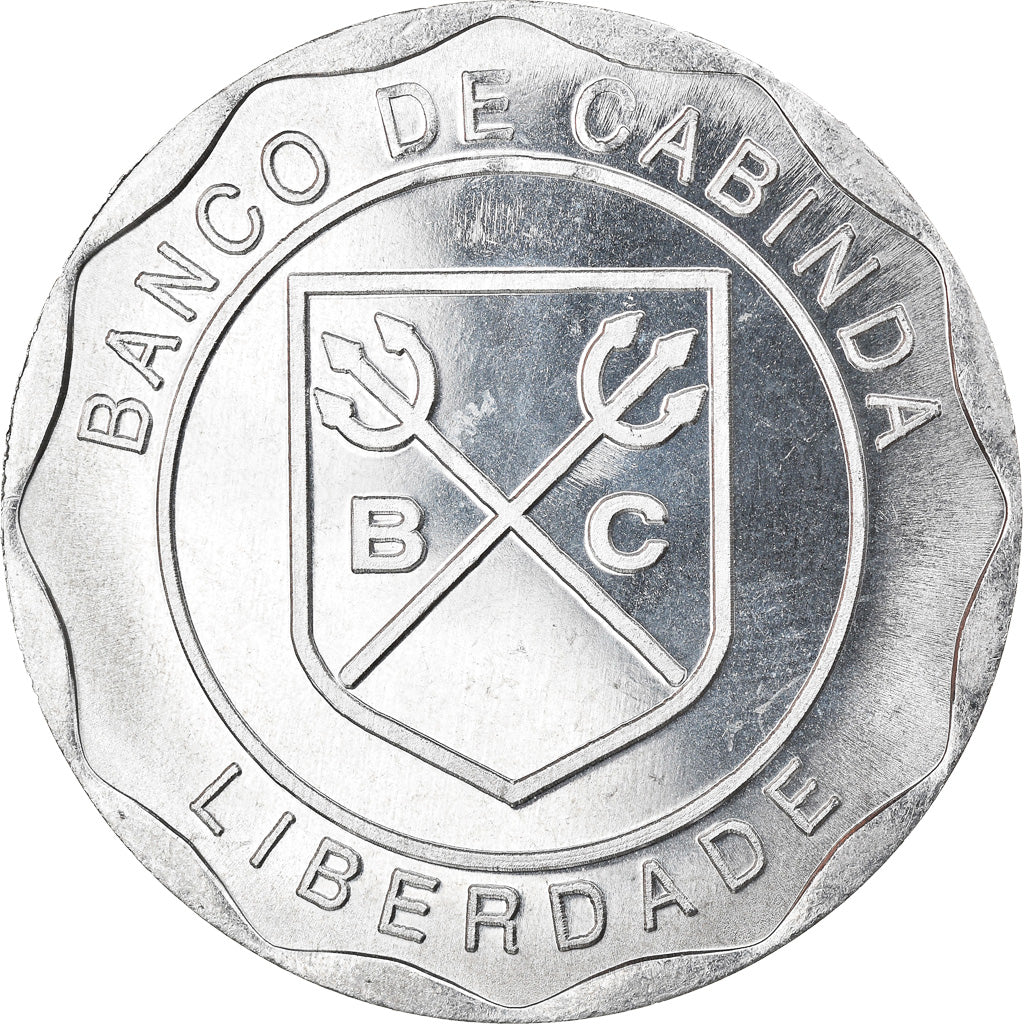 Münze, CABINDA, 1 billion de reais, 2018, Fondation de Cabinda, UNZ, Aluminium