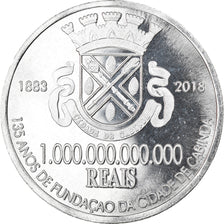 Coin, CABINDA, 1 billion de reais, 2018, Fondation de Cabinda, MS(63), Aluminum