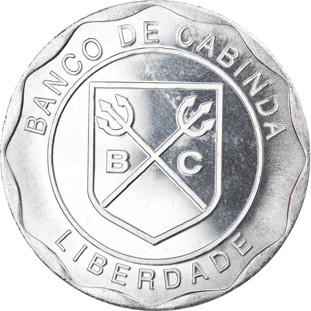 Coin, CABINDA, 1 billion de reais, 2018, Fondation de Cabinda, MS(63), Aluminum