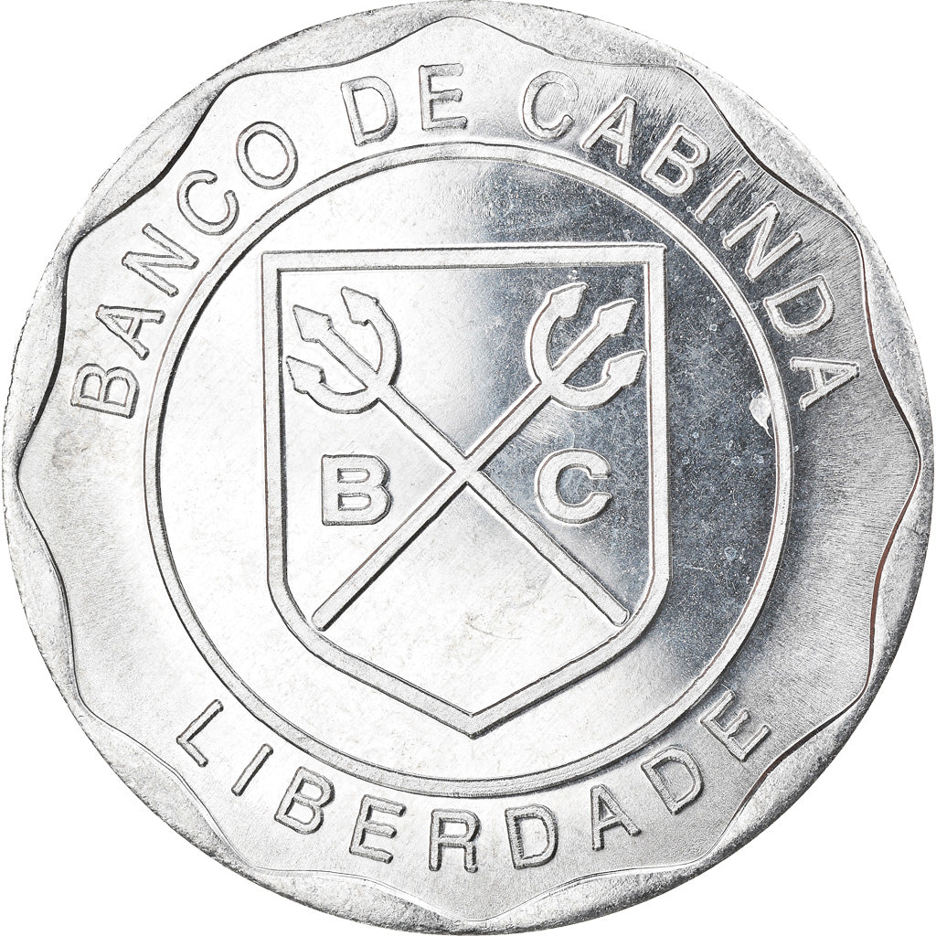 Monnaie, CABINDA, 1 billion de reais, 2018, Fondation de Cabinda, SPL, Aluminium