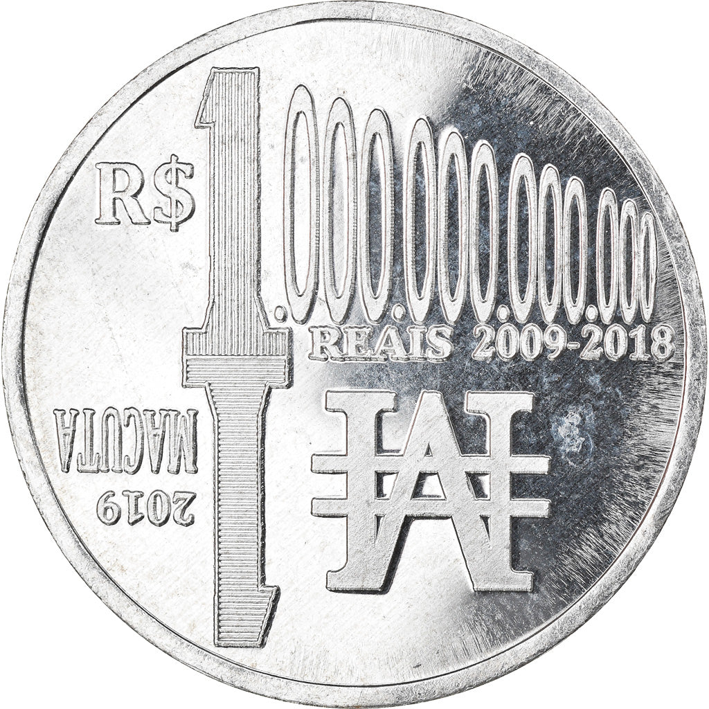 Coin, CABINDA, Macuta, 2019, MS(63), Aluminum