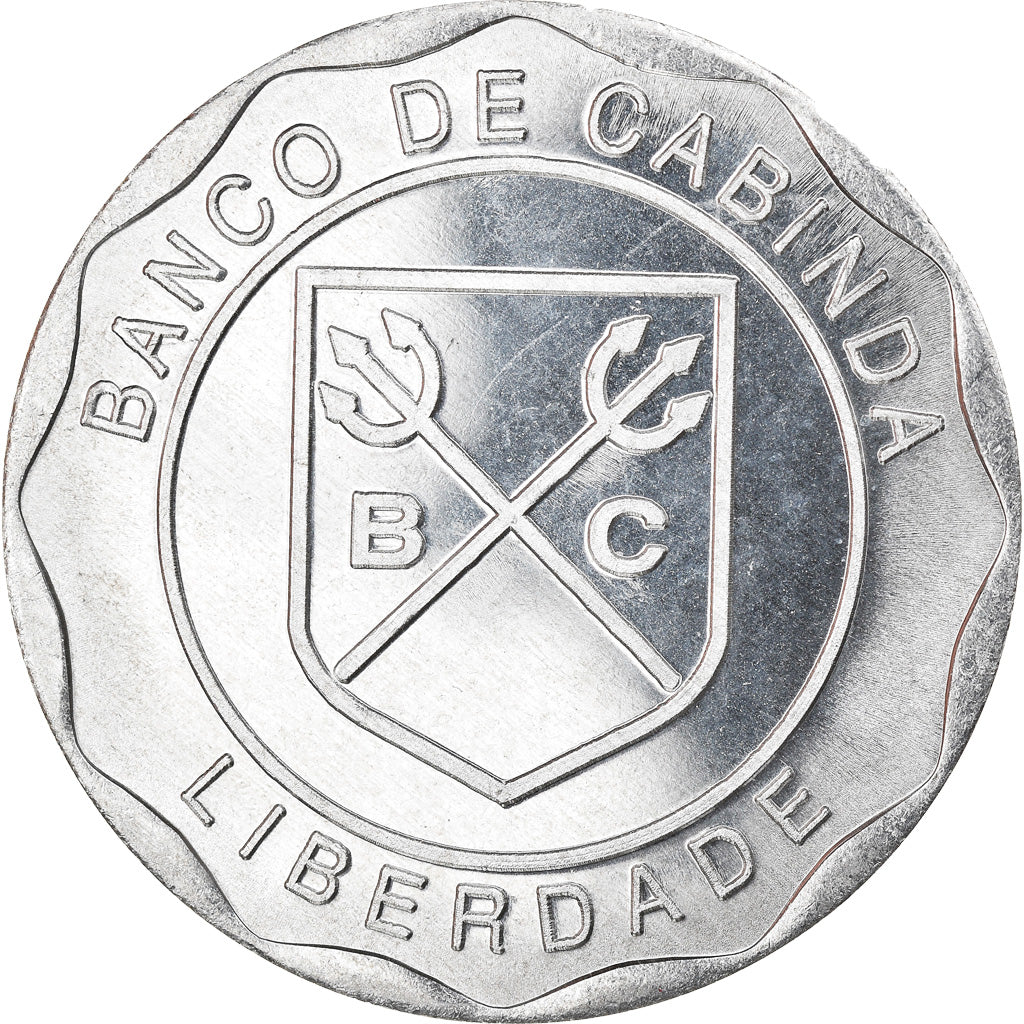 Coin, CABINDA, Macuta, 2019, MS(63), Aluminum