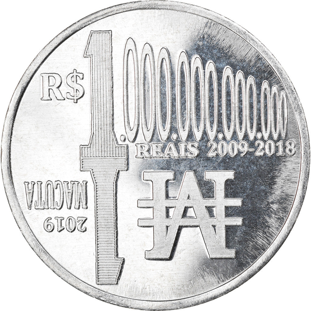 Coin, CABINDA, Macuta, 2019, MS(63), Aluminum