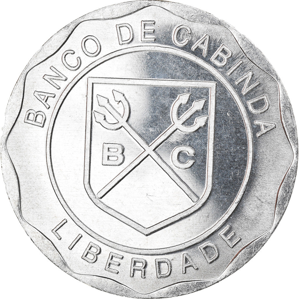 Coin, CABINDA, Macuta, 2019, MS(63), Aluminum