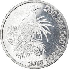 Moeda, CABINDA, 250 milliards de reais, 2018, MS(63), Alumínio