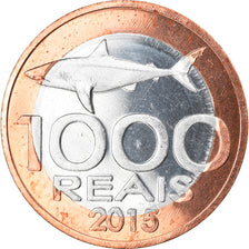 Coin, CABINDA, 1.000 reais, 2015, MS(63), Bi-Metallic