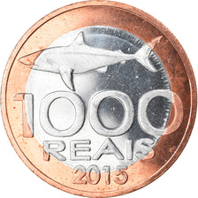 Coin, CABINDA, 1.000 reais, 2015, MS(63), Bi-Metallic