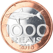 Coin, CABINDA, 1.000 reais, 2015, MS(63), Bi-Metallic