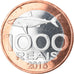 Coin, CABINDA, 1.000 reais, 2015, MS(63), Bi-Metallic