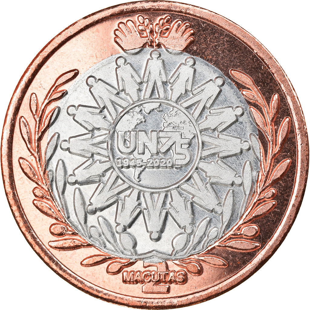 Moneta, CABINDA, ONU, 2 Macutas, 2020, SPL, Bi-metallico