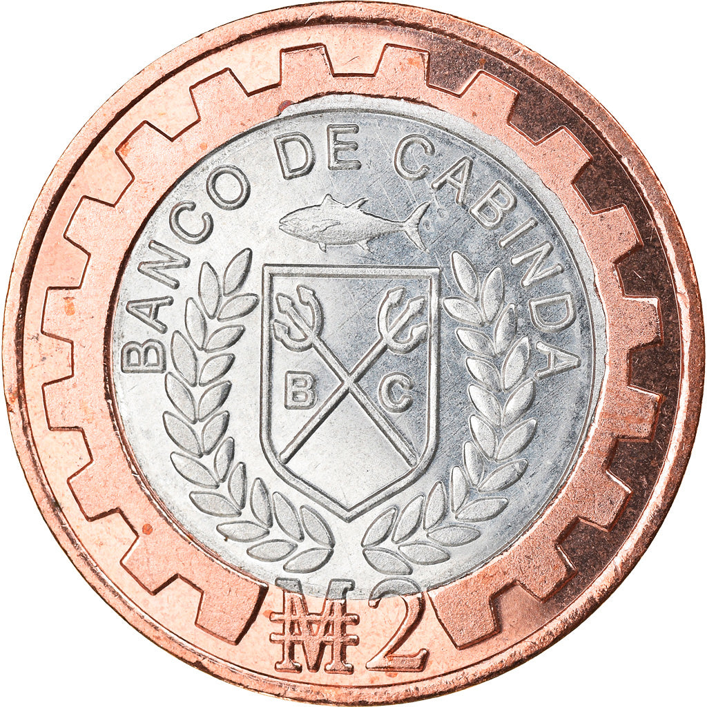 Moneta, CABINDA, ONU, 2 Macutas, 2020, SPL, Bi-metallico