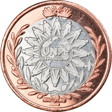 Moneta, CABINDA, ONU, 2 Macutas, 2020, MS(63), Bimetaliczny