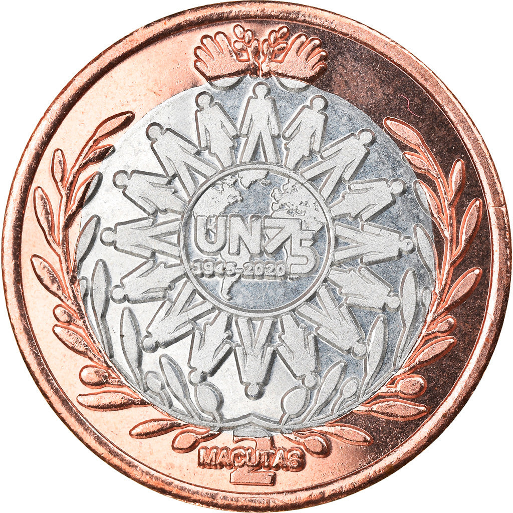 Moneta, CABINDA, ONU, 2 Macutas, 2020, SPL, Bi-metallico