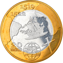 Monnaie, CABINDA, Ferdinand Magellan, 20 Macutas, 2019, SPL, Bi-Metallic