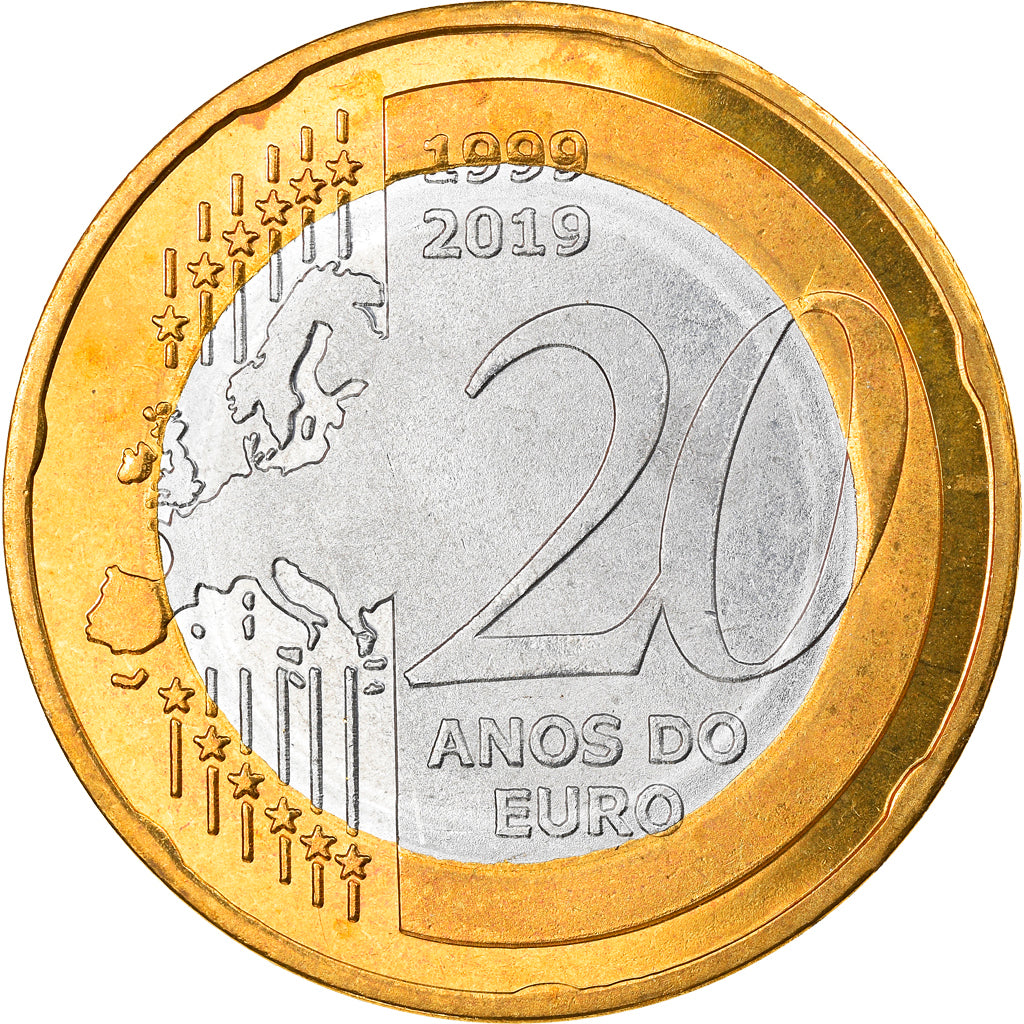 Coin, CABINDA, 20th Anniversary, 20 Macutas, 2019, MS(63), Bi-Metallic