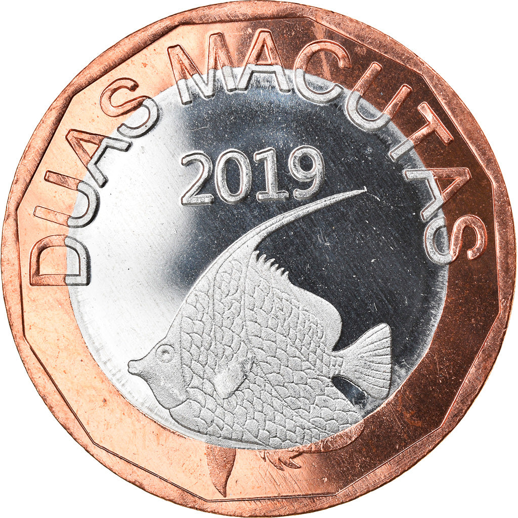 Moneta, CABINDA, 2 Macutas, 2019, SPL, Bi-metallico