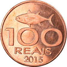 Moneta, CABINDA, 100 Reais, 2015, SPL, Rame