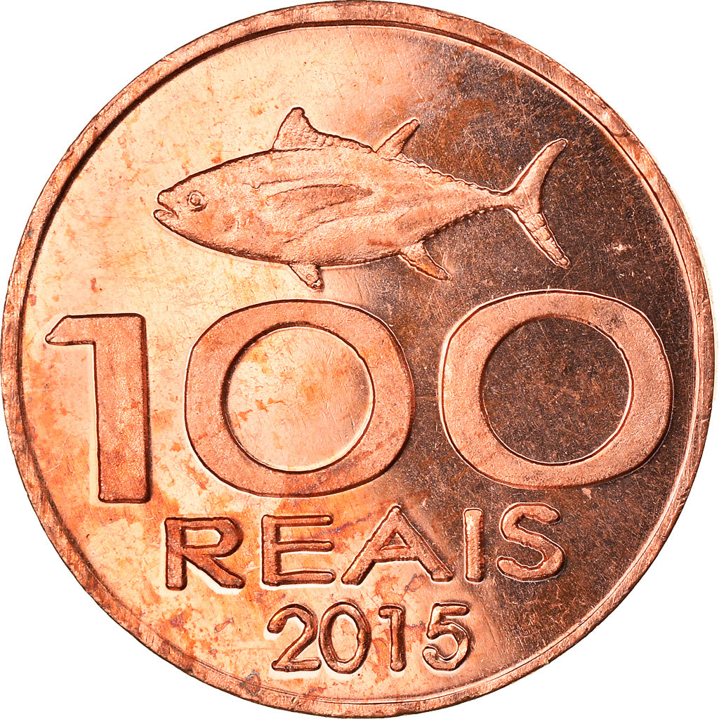 Münze, CABINDA, 100 Reais, 2015, UNZ, Kupfer