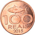 Coin, CABINDA, 100 Reais, 2015, MS(63), Copper