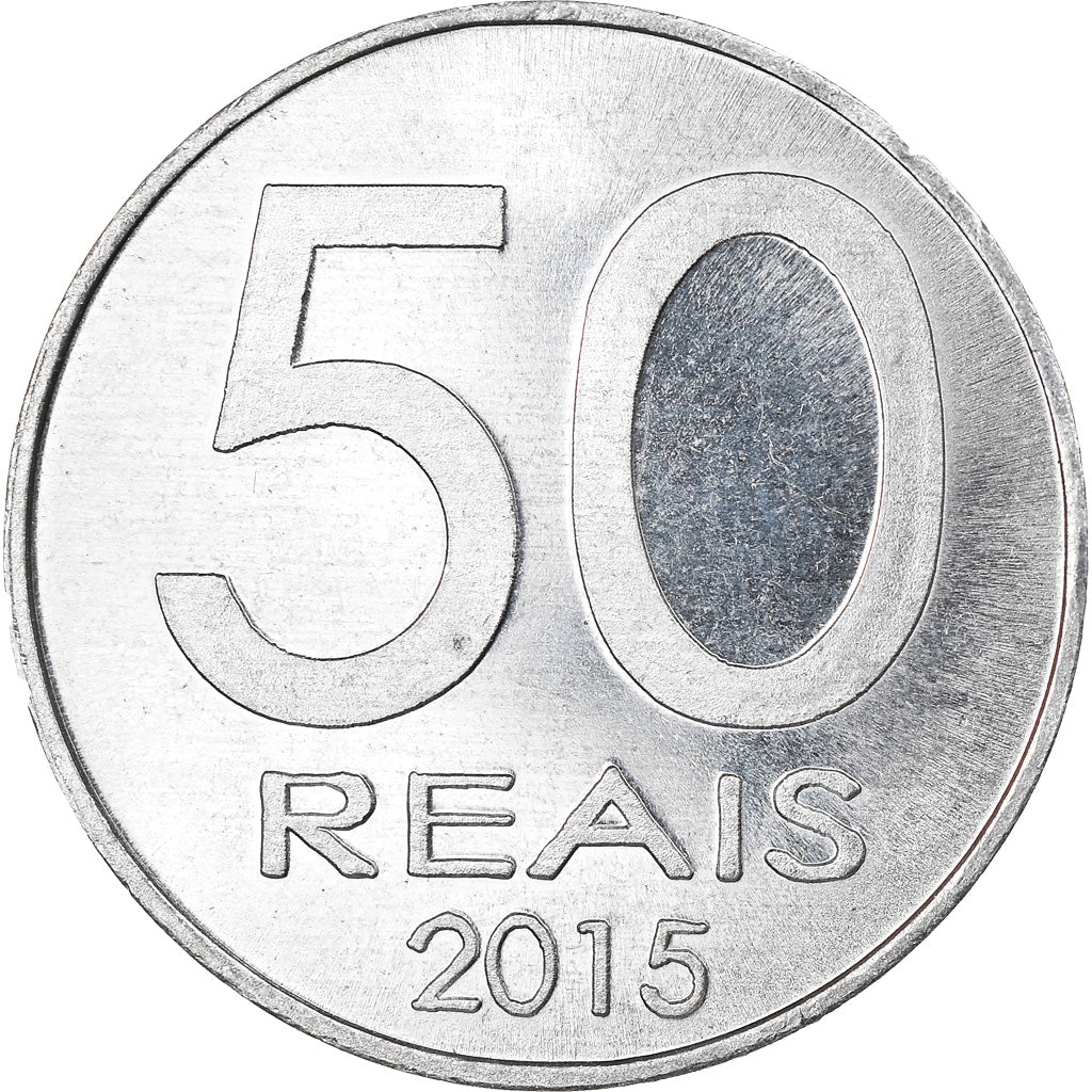 Münze, CABINDA, 50 Reais, 2015, UNZ, Aluminium