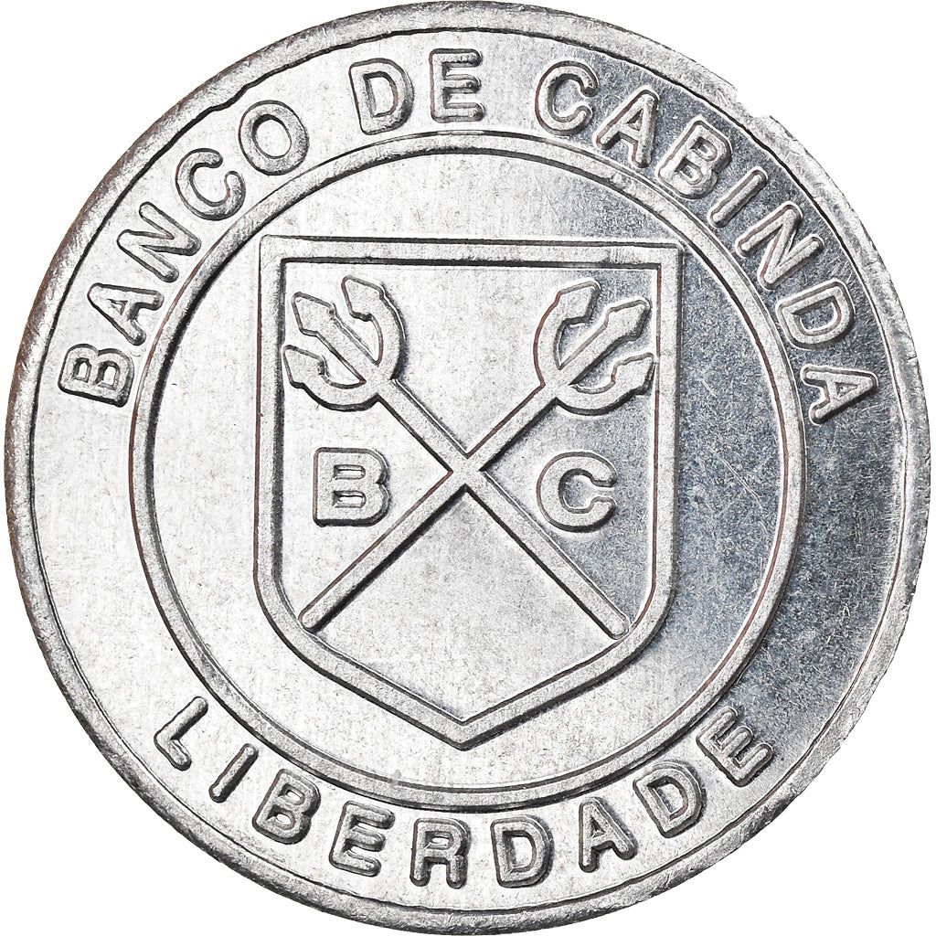 Moneta, CABINDA, 10 Reais, 2015, MS(63), Aluminium