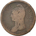 FRANCE, Dupré, Decime, 1801, Geneva, KM #644.6, VG(8-10), Bronze, Gadoury #187a,