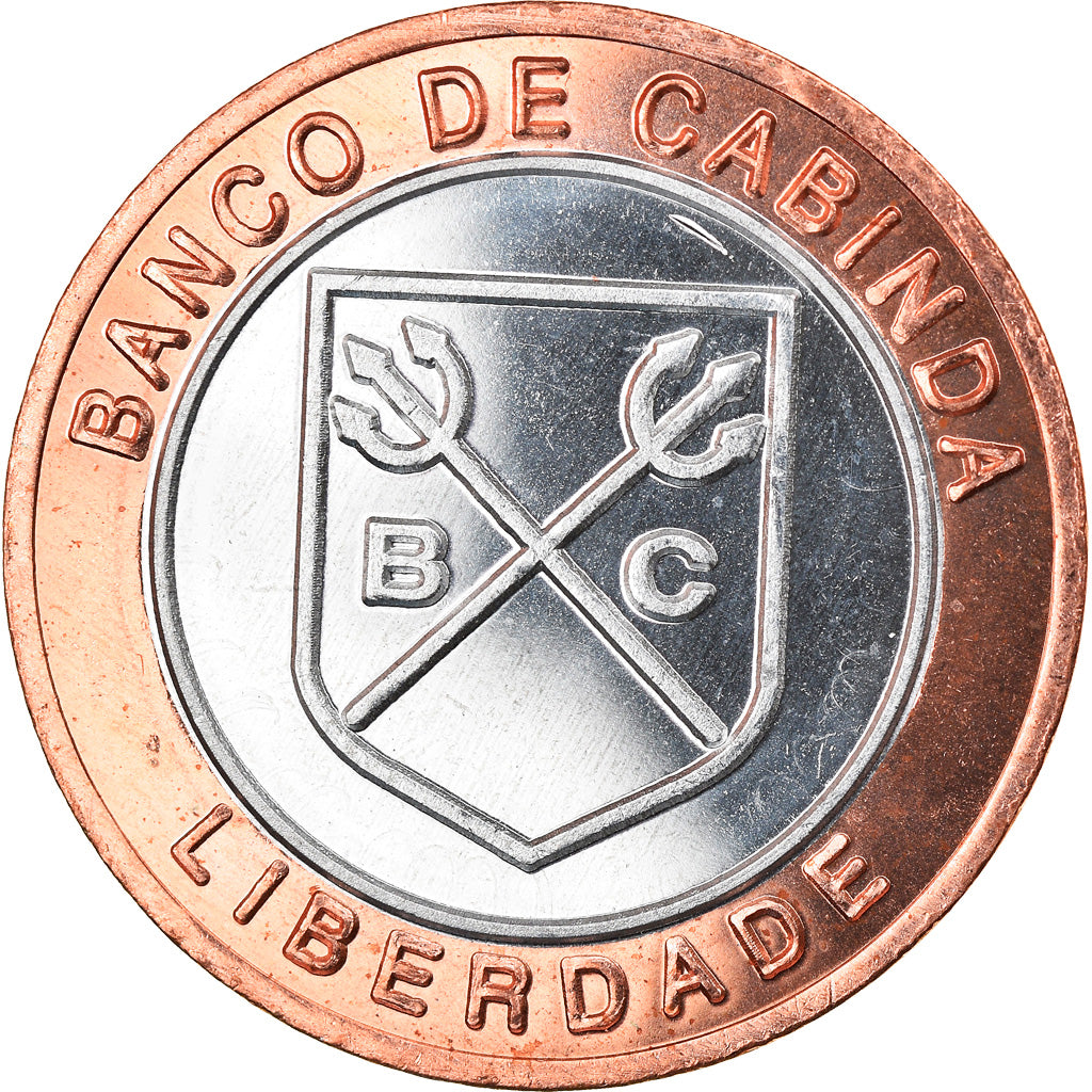 Moneta, CABINDA, 1.000 reais, 2015, SPL, Bi-metallico