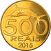 Moneta, CABINDA, 500 reais, 2015, SPL, Ottone