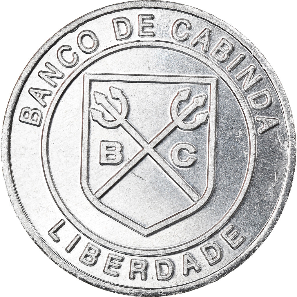 Moneda, CABINDA, 10000 reais, 2016, CPLP, SC, Aluminio