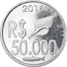 Munten, CABINDA, 50.000 reais, 2016, UNC-, Aluminium