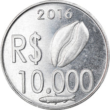 Coin, CABINDA, 10.000 reais, 2016, MS(63), Aluminum