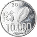 Coin, CABINDA, 10.000 reais, 2016, MS(63), Aluminum