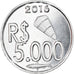 Coin, CABINDA, 5.000 reais, 2016, MS(63), Aluminum