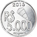 Moneta, CABINDA, 5.000 reais, 2016, MS(63), Aluminium