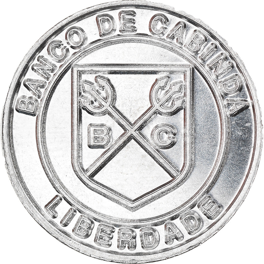 Coin, CABINDA, 5.000 reais, 2016, MS(63), Aluminum