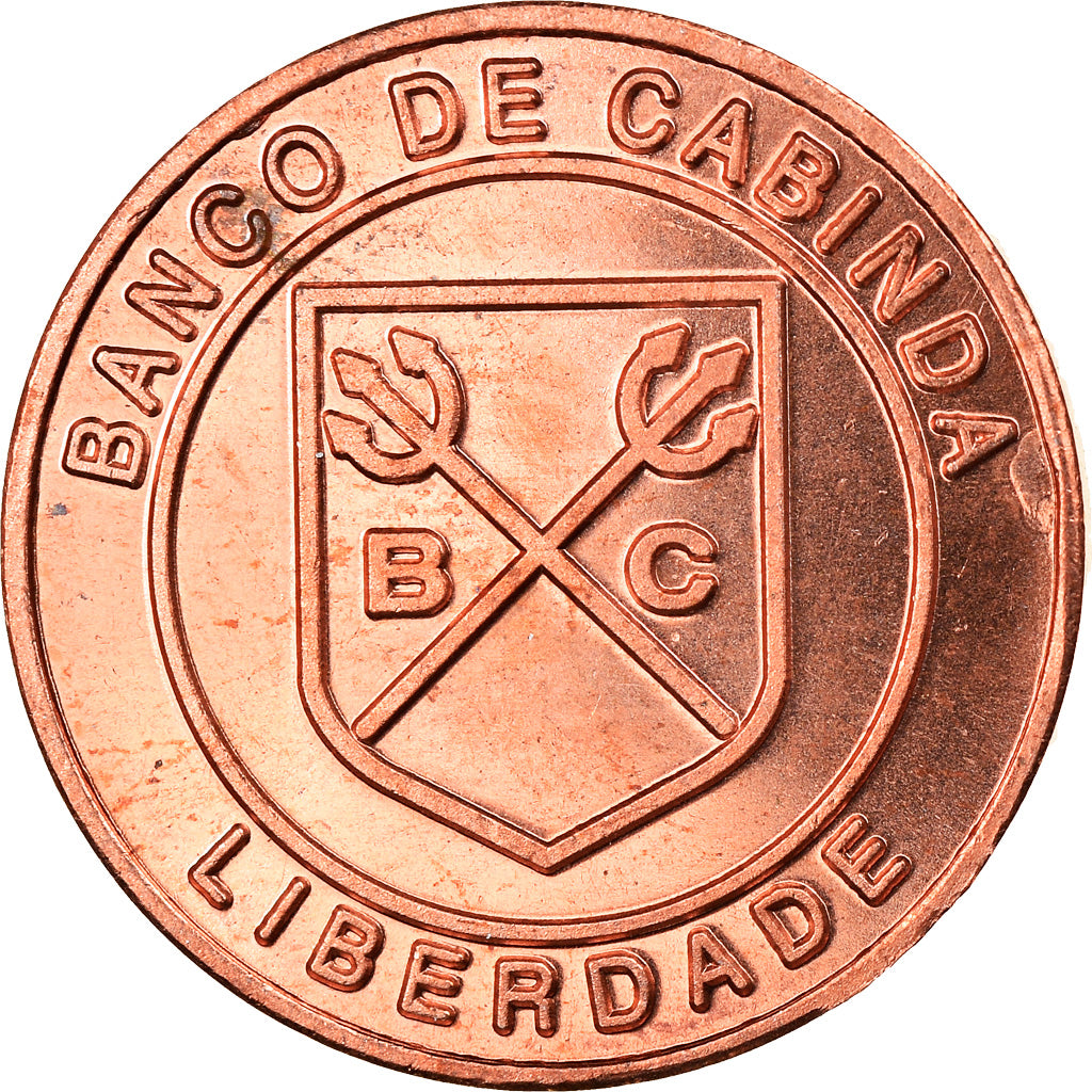 Moneta, CABINDA, 500.000 reais, 2016, MS(63), Miedź