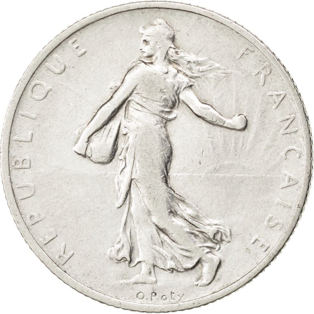 Moneda, Francia, Semeuse, 2 Francs, 1910, MBC, Plata, KM:845.1, Gadoury:532
