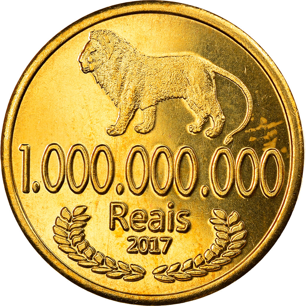 Moneta, CABINDA, milliard de reais, 2017, SPL, Bronzo-alluminio