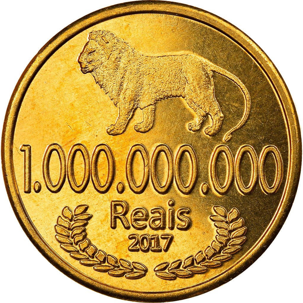 Coin, CABINDA, milliard de reais, 2017, MS(63), Bronze-Aluminium