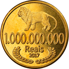 Coin, CABINDA, milliard de reais, 2017, MS(63), Bronze-Aluminium