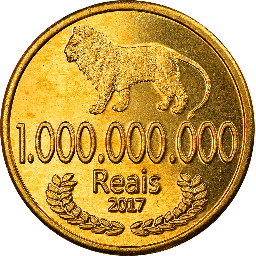 Coin, CABINDA, milliard de reais, 2017, MS(63), Bronze-Aluminium