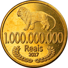 Coin, CABINDA, milliard de reais, 2017, MS(63), Bronze-Aluminium