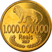 Coin, CABINDA, milliard de reais, 2017, MS(63), Bronze-Aluminium
