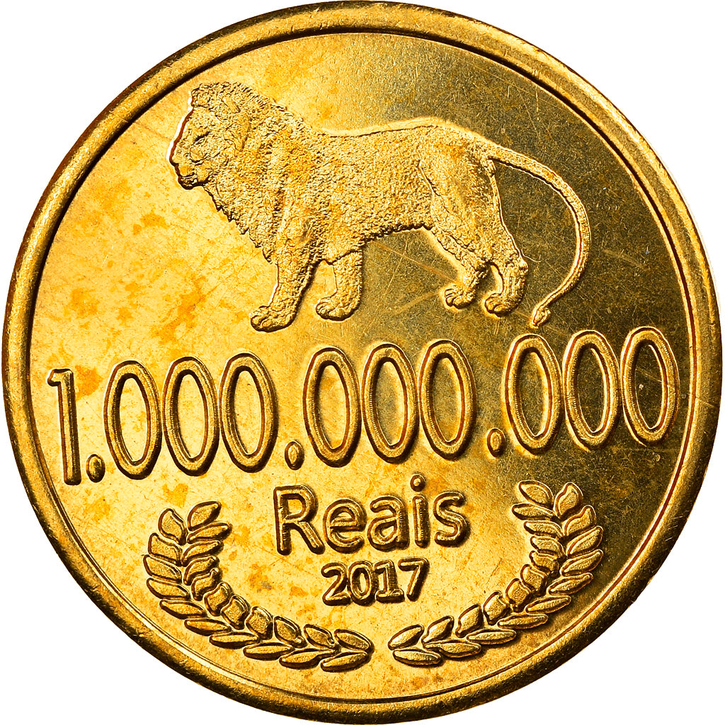 Coin, CABINDA, milliard de reais, 2017, MS(63), Bronze-Aluminium
